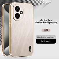 For Honor 400 400 Pro 400 Lite   Full Lens Protection Phone Case with Gold Thread Texture and Anti-Fingerprint Honor 400 Global auksas