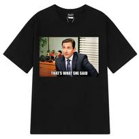 The Office Michael Scott That's What She Said T-shirt M black