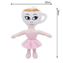 Non-Toxic New Tralalelo Tralala Plush Tungtungtung Italian Brainrot Al Tralalero Tralala Plush Doll Stuffed Soft Pillow Custom Toys white