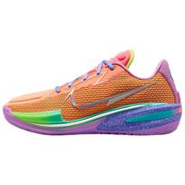 Nike Air Zoom G.T. Cut 1 Slip Resistant Breathable Support Grip Low top Basketball Shoes Unisex Orange Silver CZ0175-800 40.5 brown