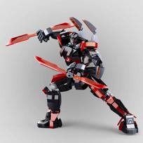 585pcs Battle Armor Model Building Block Toys, Robot Mech Assembling Creative Educational Toys, Ideal Gifts For Children gray