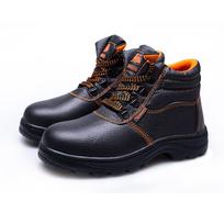 Labor Shoes Protection Shoes Men's Protective Waterproof Boots Construction Site Anti-piercing and Smashing Work Safety 46 juoda
