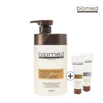Biomed Incredible Relax Up L.P.P Silk Treatment 1000ml Severely Damaged Hair Pack Nourishing Serum 1 pcs white