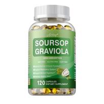 Airboy Organic Soursop Graviola Leaf 1000mg Capsules - Plant-Based Formula, Daily Wellness, Antioxidant Support 120*1