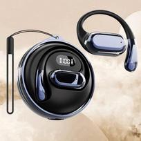 Xiaomi 2026 Naujos atviros ausinės „Bluetooth“, 72 val. baterija, Oro laidumo sportiniai ausinukai, Itin lengvi ausies kabliukai Audífonos bėgimui juoda