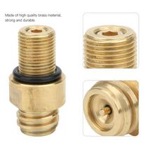 Refill Accessories CO2 Valve Adapter M18x1.5 Thread Replacement Valve for Soda Brass Pin Valve beige