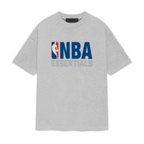 Fear of God Essentials NBA Marškinėliai Šviesiai Pilki Unisex T-Shirt S blue