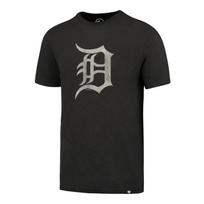 Camiseta De Béisbol MLB Detroit Tigers Scrum Logo 47BRAND Unisex T-Shirt L black