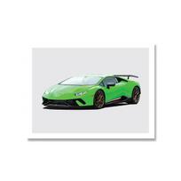 Modernus šaunus automobilio meno spausdinimo plakatas Sporto automobilio drobės tapyba berniuko miegamojo klubo siena Namų miegamojo kambario apdaila Paveikslėlis Sienų menas 70X100cm Unframed black