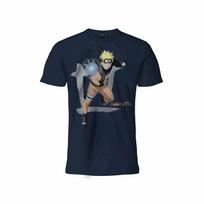 Naruto Original Manga Mesh Shirt Navy Unisex T-Shirt XL gray