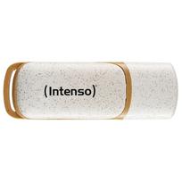 USB atmintinė Intenso Green Line 64GB USB 3.2 Gen 1 Balta