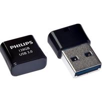 USB atmintinė Philips Pico Edition 128GB USB 3.0, juoda