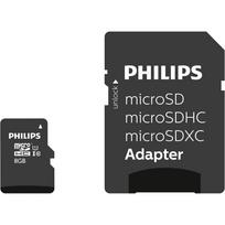 Philips microSDHC atminties kortelė 8GB Class 10 UHS-I U1 su adapteriu (FM08MP45B/00)