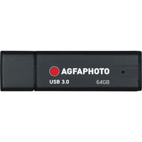 USB atmintinė AgfaPhoto 64GB USB 3.0, juoda