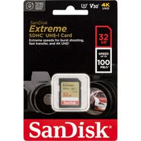 SanDisk Extreme SDHC 32GB UHS-I C10 U3 V30 atminties kortelė