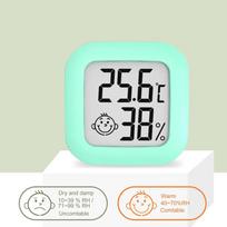 Digital Thermometer Hygrometer Indoor Room Temperature LCD Electronic Humidity Meter Sensor Gauge Weather Station For Home žalia