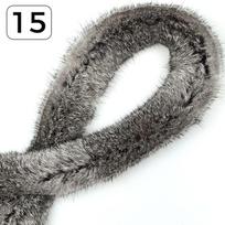 1 Meter Soft Artificial Rabbit Fur Furry Ribbon 6cm Fluffy Tapes DIY Trimming Hanfu Cloak Garment Edge Sewing Crafts Accessory gray
