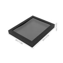 Clear Wooden Jersey Display Frame Shadow Box for Football Soccer Basketball Baseball Shirt Showcase Frame for Sports Memorabilia gray