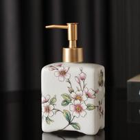 American style fresh wind ceramic lotion sub bottled hotel beauty salon hand lotion bottle hand cream bottle press bottle black