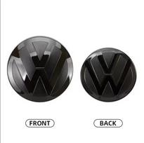 W123For VW Volkswagen Jetta MK5 Golf Not Affect ACC Car Front Grill Cover OR Rear Trunk Emblem Lid For VW Golf 6/7/7.5/8/Passat /Pol Jetta 19-21 gray