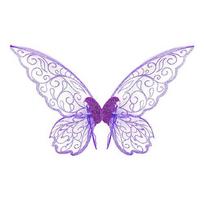 Adult Children's Party Light Gold Butterfly Wings Props Children's Day Performance Elf Wings white