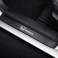 Automobilio durų slenksčio anglies pluošto lipdukas, slenkstis, šoninė apsauga nuo įbrėžimų juosta, vandeniui atspari Honda Civic Accord CRV HRV Fit Jazz City Jade black