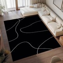 Minimalistinis spalvų blokų kilimas Abstraktaus žemės atspalvio plotinis kilimėlis Terakotos ir šalavijo dekoras Neslystantis skalbiamas kilimas Modernus paprastas kilimas 40x60cm white