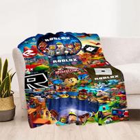 Roblox 32 Blanket Ultra-Soft Suitable for Seaside Bedding Livingroom All-Season Use Warmthful Decor Ideal Gift for Friends Family Couples Picnic 130cmx150cm