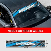 NEED FOR SPEED Automobilio priekinio ir galinio stiklo lipdukai Personalizuoti Įdomūs lipdukai Priekinio stiklo vėliavėlė Lipdukas Langų lipdukas 003