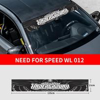 NEED FOR SPEED Automobilio priekinio ir galinio stiklo lipdukai Personalizuoti Įdomūs lipdukai Priekinio stiklo vėliavėlė Lipdukas Langų lipdukas 012 red