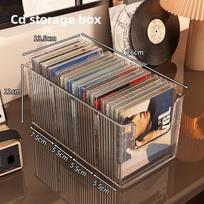CD laikiklis Stalo laikiklis Juodas vinilinių plokštelių laikiklis Magnetinių juostų laikiklis Kolekcijos laikymo dėžutė Albumų laikymo dėžutė
