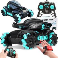 RC Car Remote Controlled Tank Heckermann HD3122 Blue