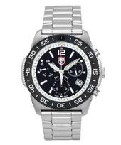 Luminox Pacific Diver Chronograph Nerūdijančio Plieno Juodas Ciferblatas Kvarcinis XS.3141.M 200M Vyriškas Laikrodis juoda