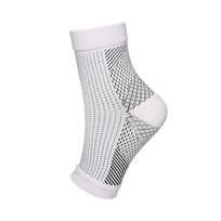 Unisex Summer Sports Ankle Support Compression Sock for Outdoor Activities L/XL (Recommended: 40-46) white