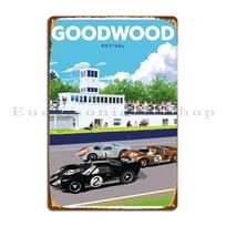 Goodwood Revival Metalinė Plokštelė Plakatas Dizaino Klubas Spausdinimas Kino Teatras Sukurti Skardinis Ženklas Plakatas 20x30cm blue
