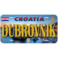 Vintažiniai metaliniai numerio ženklai ir ženklai - Dubajus, Miunchenas, Madridas, Maskvos miesto žymos, Nuostabi dekoracija automobilių priekinėms dalims pakeisti 15x30cm(5.9x7.8inch)