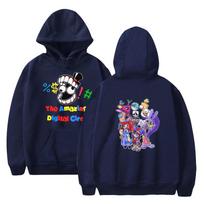 The Amazing Digital Circus Hoodie Sweatshirt for Mens Womens Unisex Printed Cool Streetwear Hoodie Long Sleeve Pullover Tops XXS tamsiai mėlyna spalva