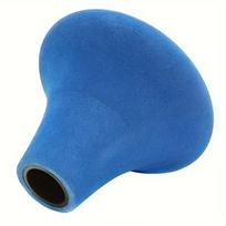 EVA Foam Butt Cap Fighting Butt for Fishing Rod Gimbal Covers Soft Butt for Cap Fishing Rod End Cap Fishing Pole Holder Supplies 260319 mėlyna