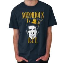 Notorious DJT Donald J Trump USA President Womens or Mens Crewneck 100% Cotton T-shirt Mens Tees Top Tee 2XL black
