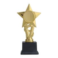 20/24.5/28.5cm Trophy Fidget Pentagram Star Golden Medal Bulk Trophies Durable Material Creative Design Party Supplies