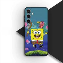 Dėklas Samsung Galaxy S20 S22 S21 FE Ultra Plus A07 A17 A15 A16 A25 A57 A37 Telefonui Minkštas dėklas S-SpongeBobs S-SquarePants Galaxy A16