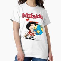 Unisex Cotton T Shirt Mafalda Lazy Summer Beach Sunglasses Cartoon Graphic Short Sleeve Casual Streetwear Fan Gift Tops 4XL beige