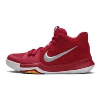 Nike Kyrie 3 GRADE SCHOOL Mid top Basketball Shoes Red White Unisex 859466-601 37.5 brown