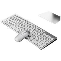 EWEADN Wireless Keyboard and Mouse Set Silent Bluetooth Ultra-Thin Scissor-Switch Rechargeable Keyboard and Mouse Combo sidabras