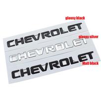 1 vnt. Chevrolet ABS automobilio galinės raidės logotipo lipdukas Galinio buferio galinės durys bagažinės lipdukas automobilio galinis emblemos lipdukas stiliaus priedai Matt black white