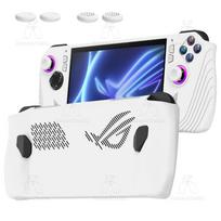ROG Ally Full Fit Protective Case Anti-fall Anti-scratch Anti-slip Silicone Soft Shell Thumb Grip Cap Joystick Cover Accessories balta