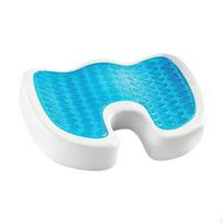 Memory Foam Seat Cushion Ergonomic with Gel PressureRelieving Chair Pad for Office blue