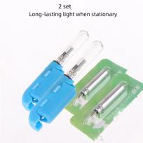 Atsparus vandeniui meškerės elektroninis kotas šviečianti lazdelė Cr425 baterija LED nuimamas plūduras masalas naktinė uolų žvejybos aksesuaras B 2pcs