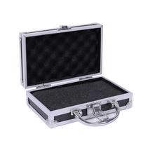 Shockproof Aluminum Alloy Tool Box Heavy Duty Multi-Compartment Tool Case for Mechanic Car Maintenance Daily Use ongsize black