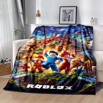 Roblox 180 Antklodė Minkšta Šilta Jauki Puikiai Tinka Ant Sofos Lovos Visais Metų Laikais Universalus Modernaus Stiliaus Unikali Dovana Šeimai ir Draugams Stovyklavimui 150cmx180cm